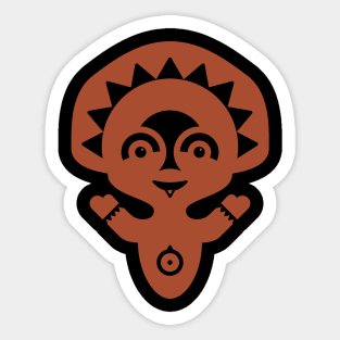 Maori Shruggie Sticker